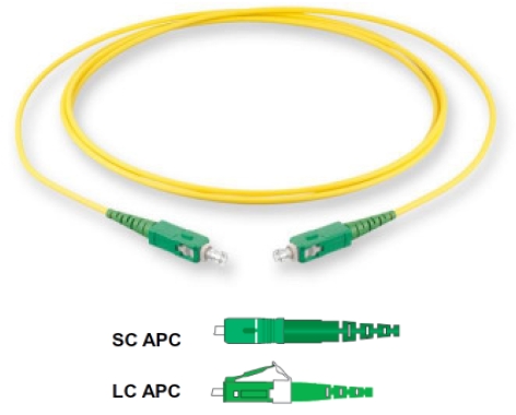 Patch cable LC-SC APC 2m