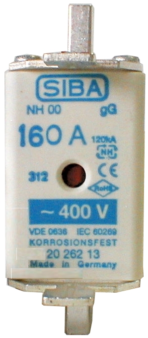 NHSE-00/160A gG, 400VAC, KOM
