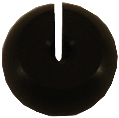 Perle 16mm schwarz