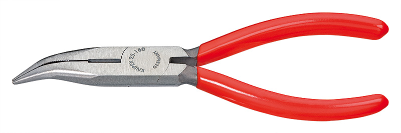 Flat Round Nose Pliers with Cutting Edge
