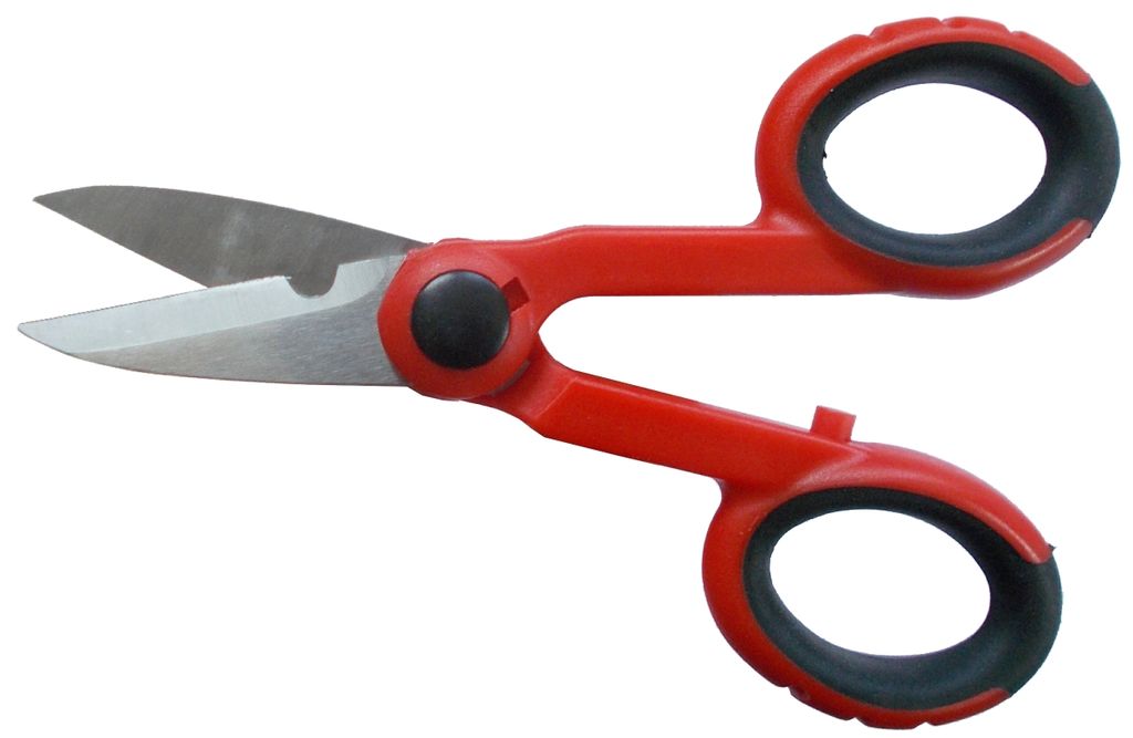 Electrician scissors 144mm serrated