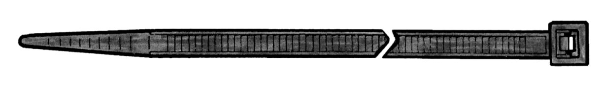 KB 540/7,8/sw Kabelbinder