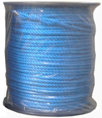PP rope 8mm, light blue, PU300m