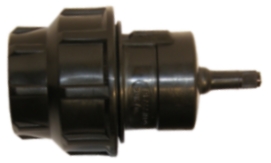 LWL end cap with valve DN40