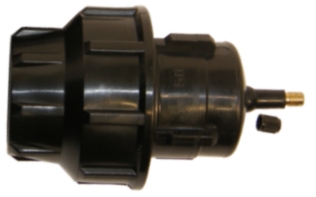 LWL end cap with valve DN50