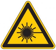 WZ/LASER/200 warning sign