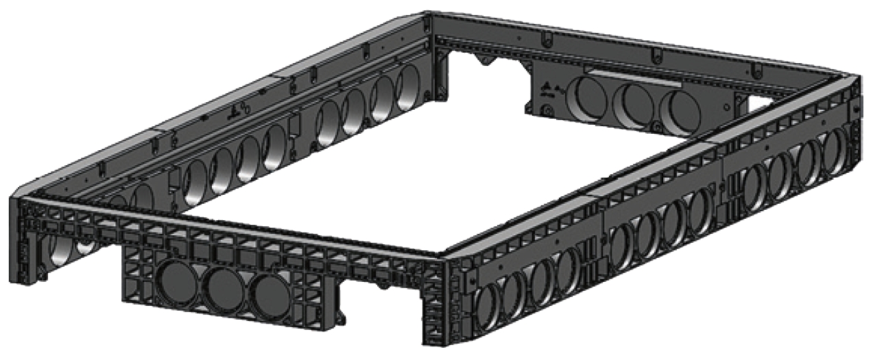 EK 376 Rahmen, H: 220mm