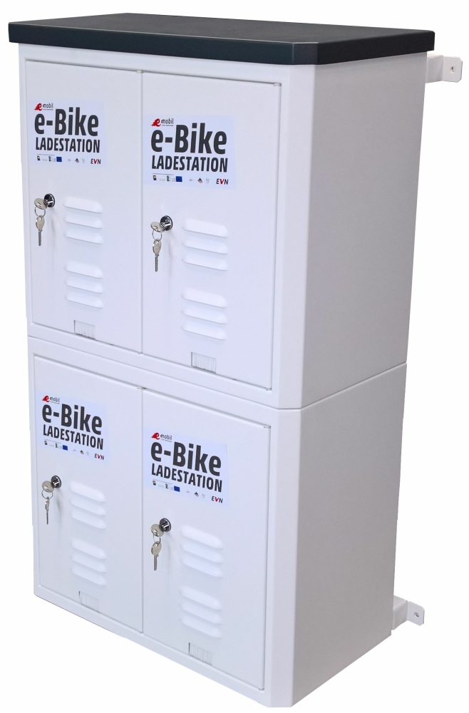 E-bike charging station 4-fold IP22